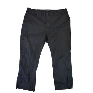 Banana Republic Martin Fit Black Stretch Chinos Pants Women's Size 6 Cropped